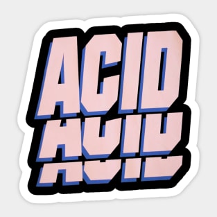 ACID T-SHIRT Sticker